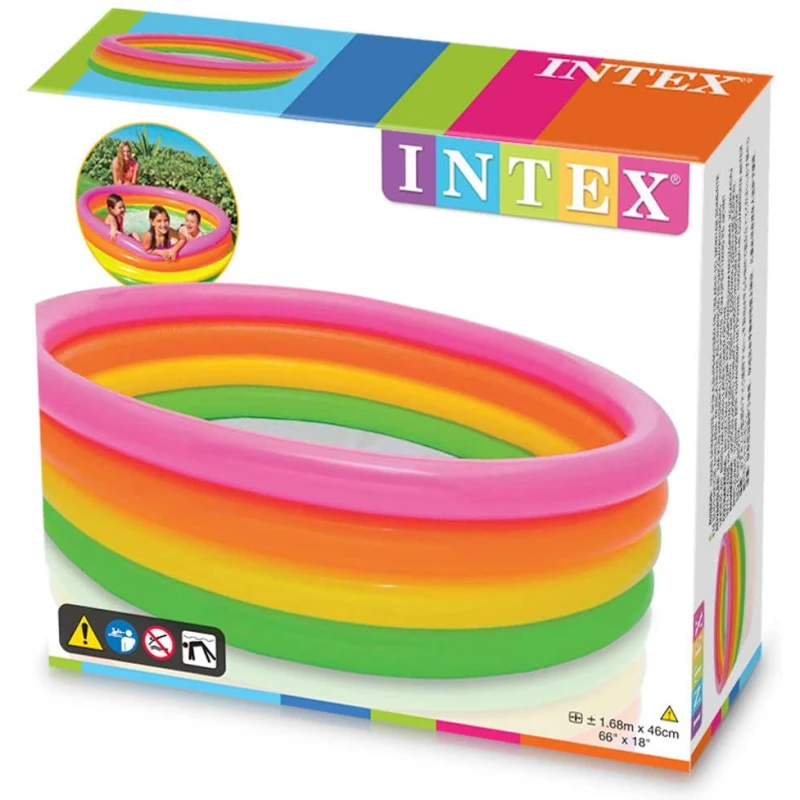 Intex Sunset Glow Baby pool 168cm X 46cm - Image 2