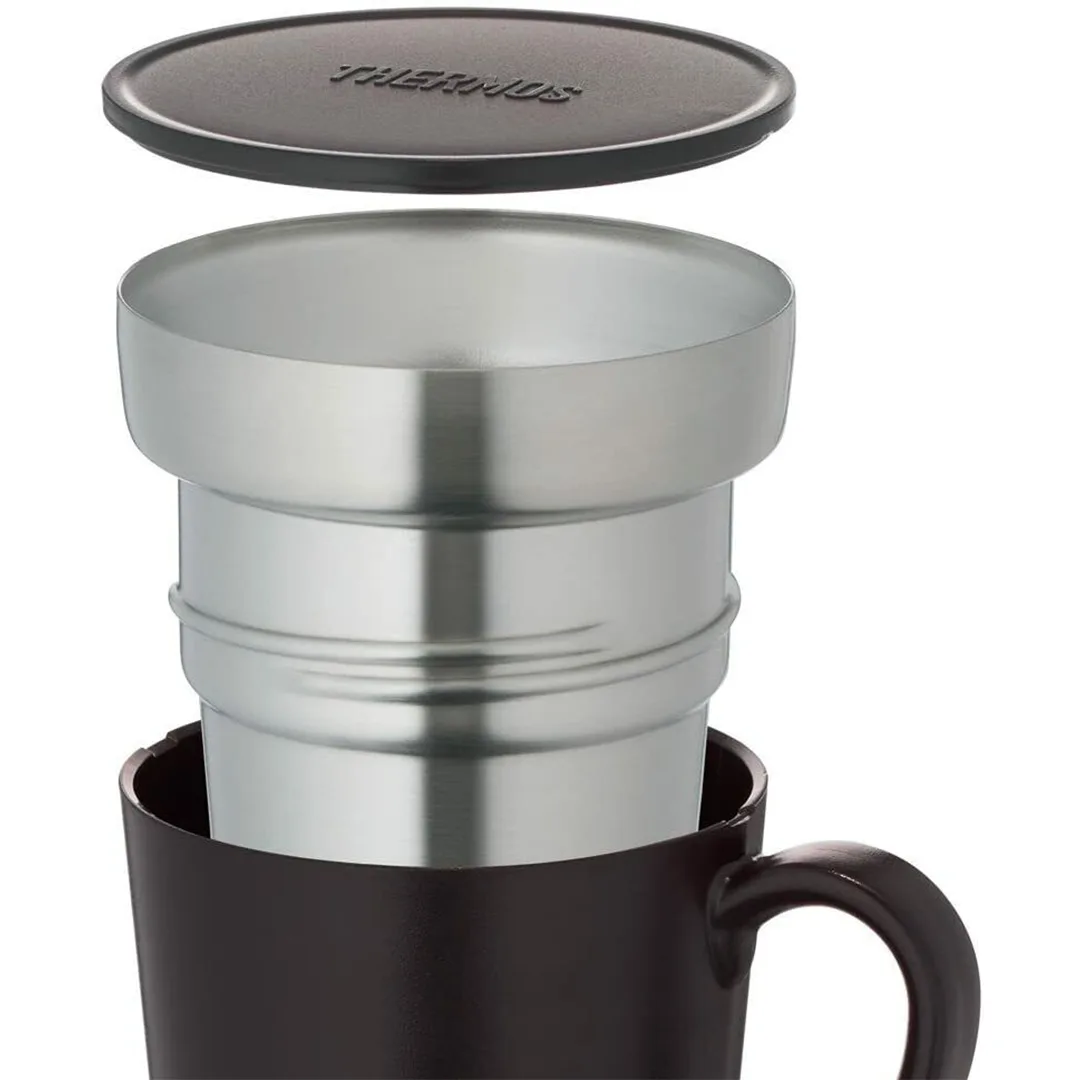 THERMOS JDC-351ESP (Black) Stainless Steel Vacuum Descktop Mug 350 ml - Image 3