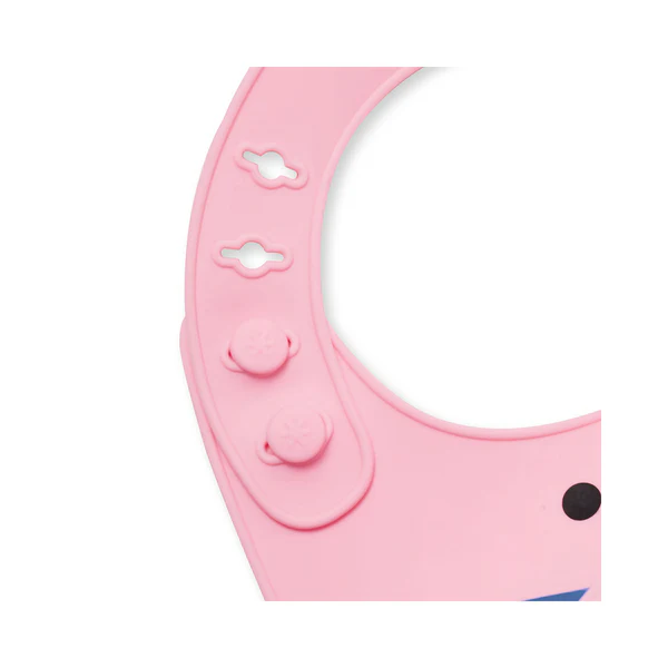 Skip Hop Zoo Fold & Go Silicone Bib - Butterfly - Image 2