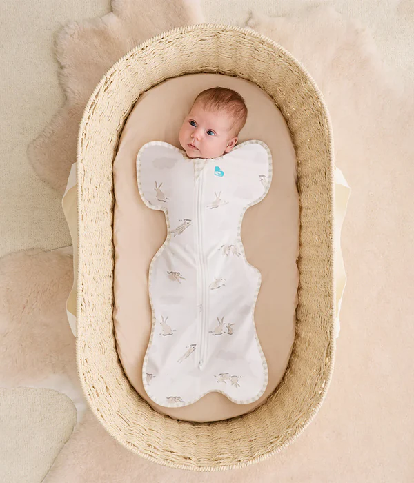 Love to Dream  Swaddle Up™ Original 1.0 TOG - Cloud Bunnies - NEWBORN - Image 3