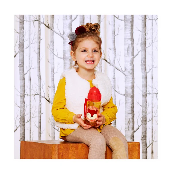 Skip Hop Zoo Straw Bottle Fox - Image 3