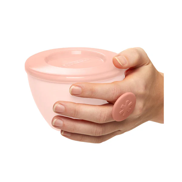 Skip Hop Easy-Grab Bowls-Grey/Soft Coral - Image 5