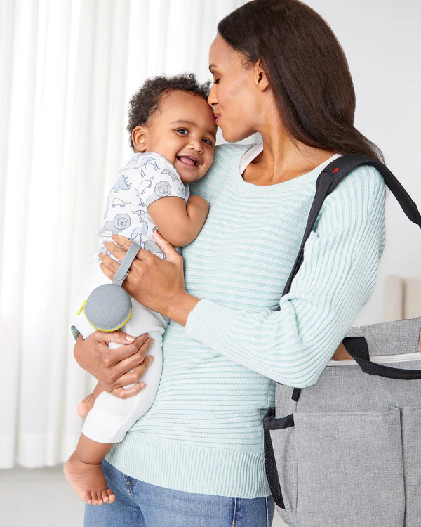 سكيب هوب - حامل اللهاية السيليكوني “Grab & Go” – رمادي - الصورة 2