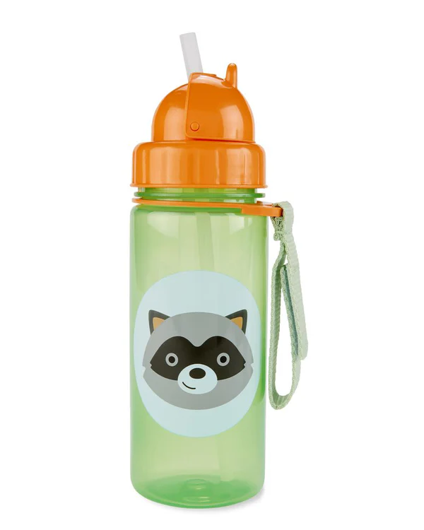 Skip Hop Zoo Straw Bottle - Raccoon - Image 2