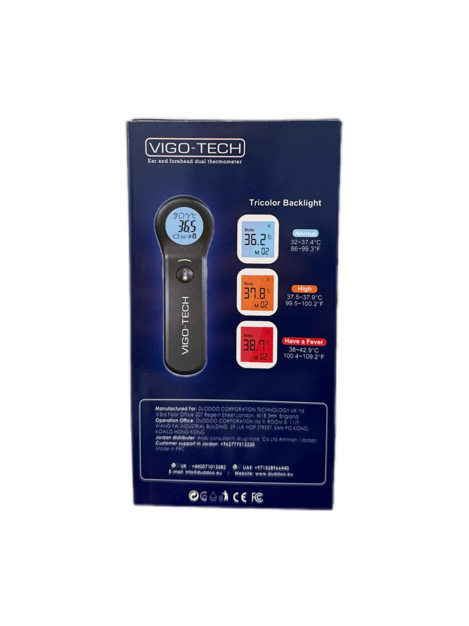 Vigo-Tech Ear and forehead thermometer - Image 3