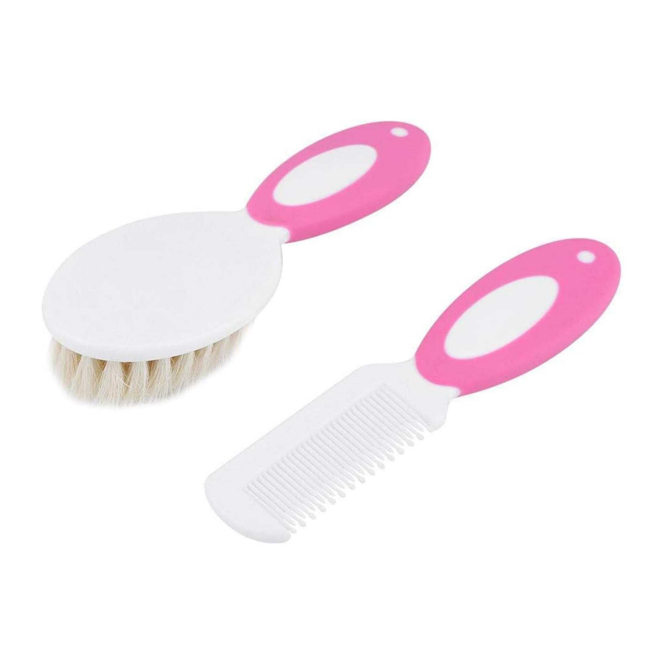 فرشاة ومشط الصوف (أزرق - وردي) من اي بيبي - الصورة 10