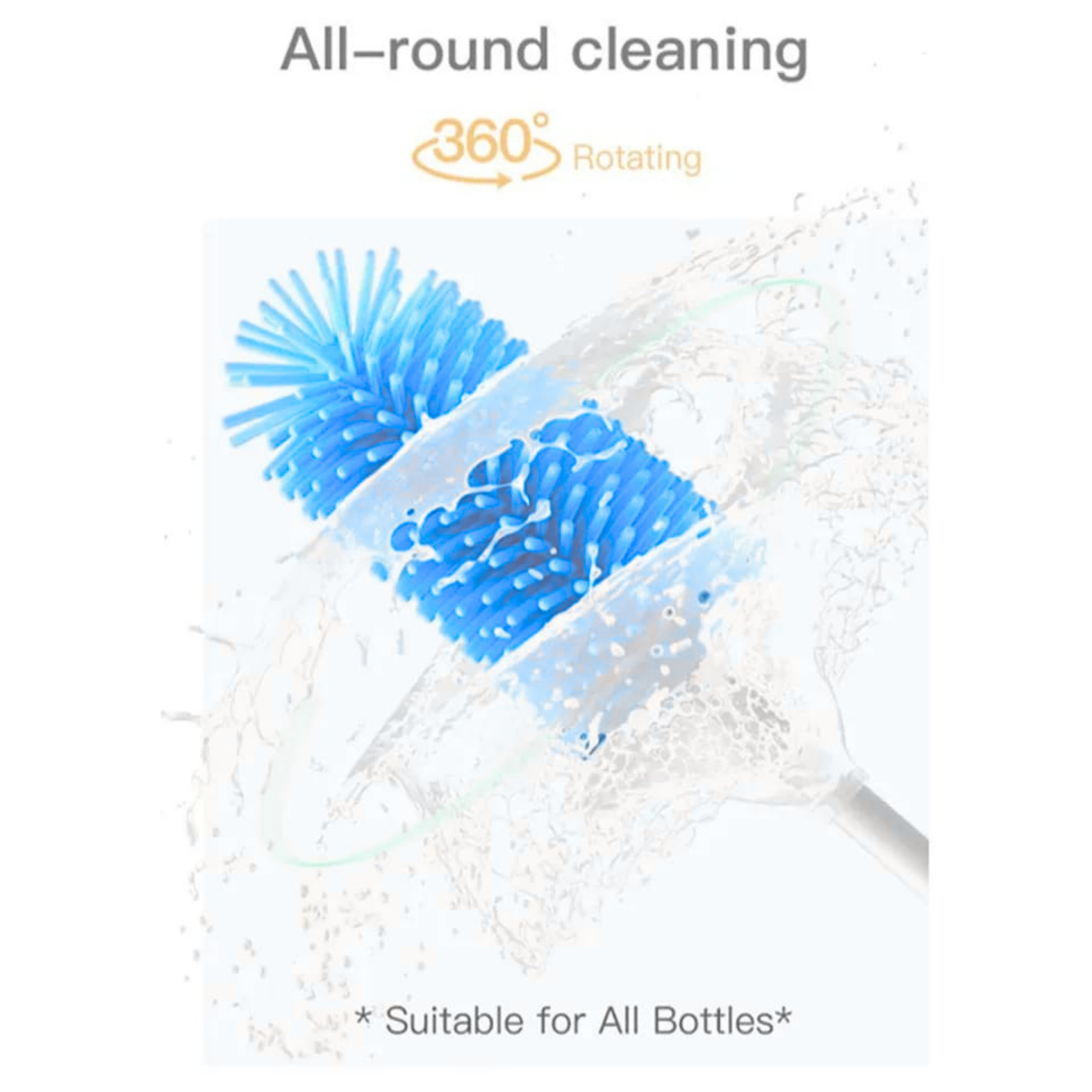 مجموعة فرش السيليكون للرضّاعات (أزرق - وردي) من اي بيبي - الصورة 13