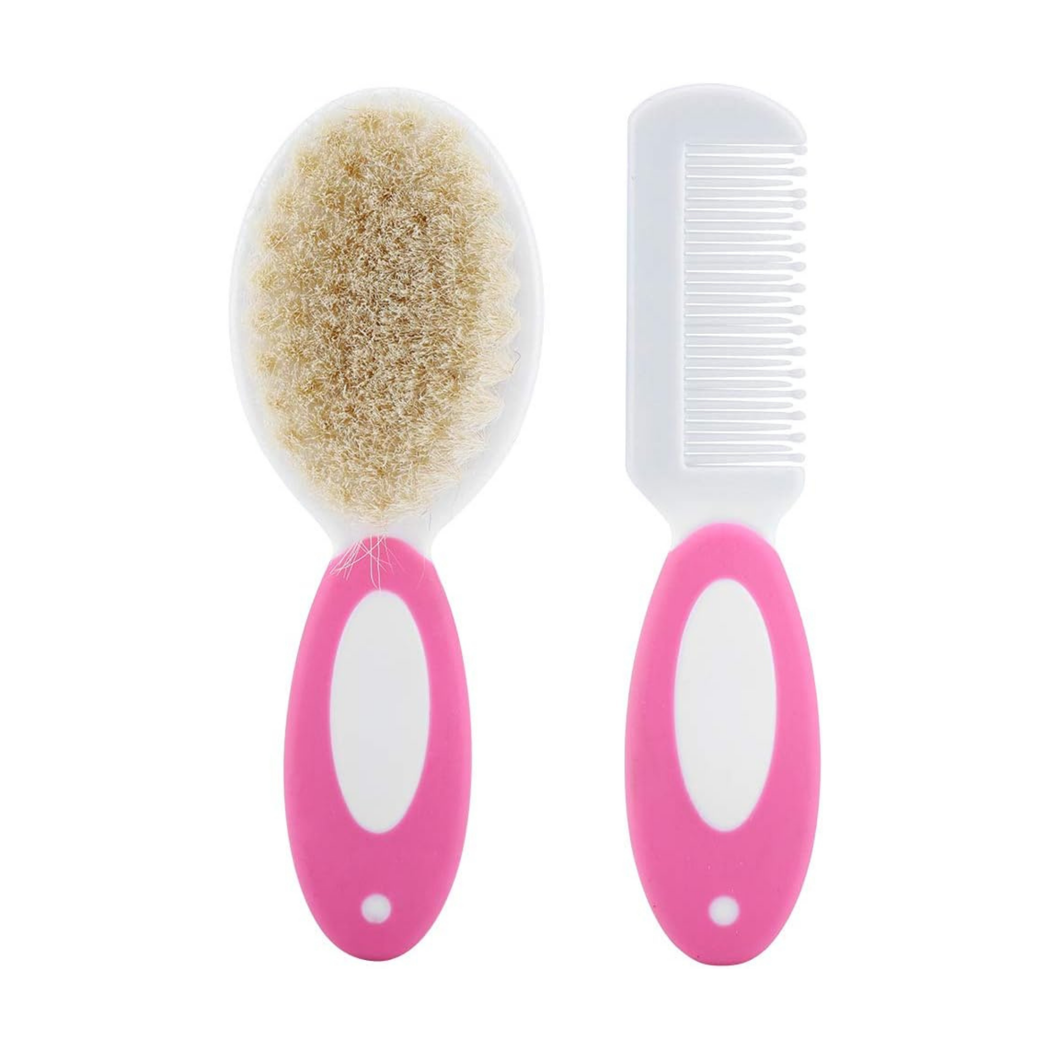 فرشاة ومشط الصوف (أزرق - وردي) من اي بيبي - الصورة 7